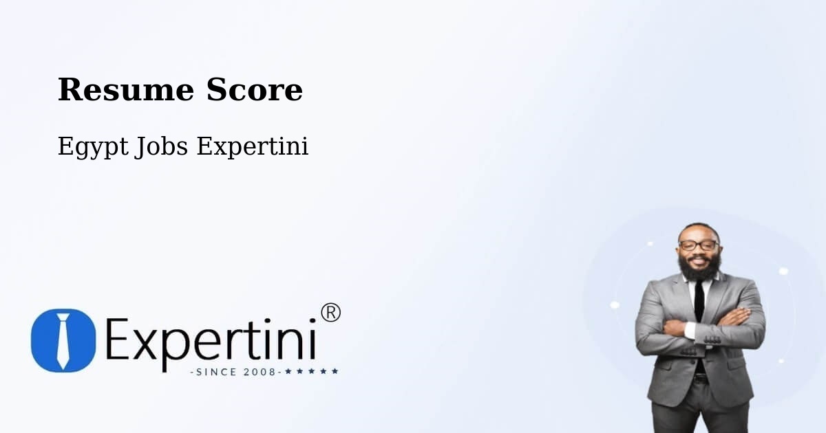 Resume Score & Job Description Match Tool – Abnūb - Egypt Jobs Expertini